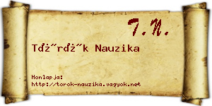 Török Nauzika névjegykártya